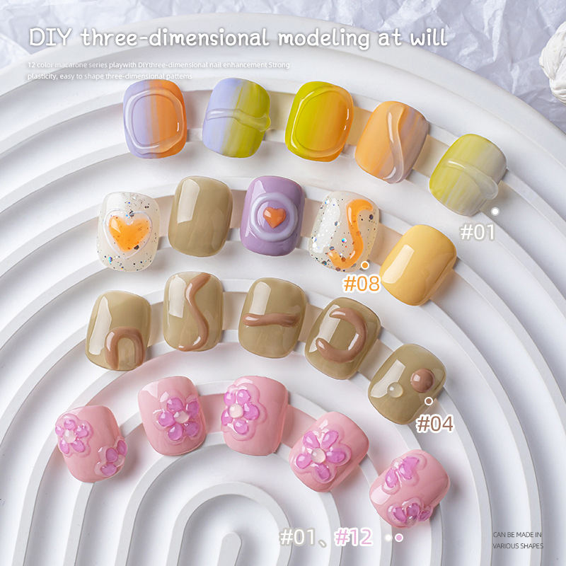 2023 New Soft Candy Carving Nail Gel Polish Oem Service