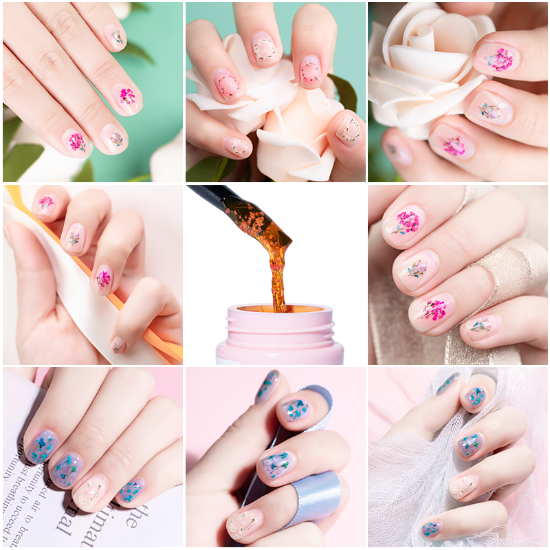 Dry flower nail gel polish wholesale