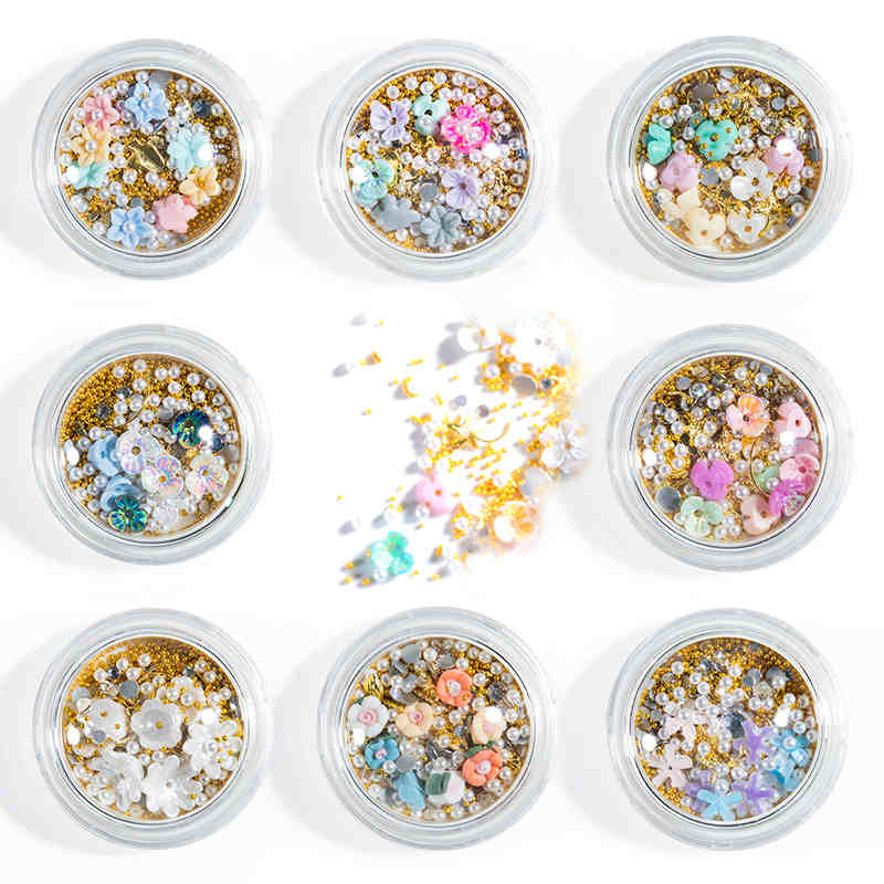 New Nail Art Decoration Sea Shell Flower OEM ODM Service