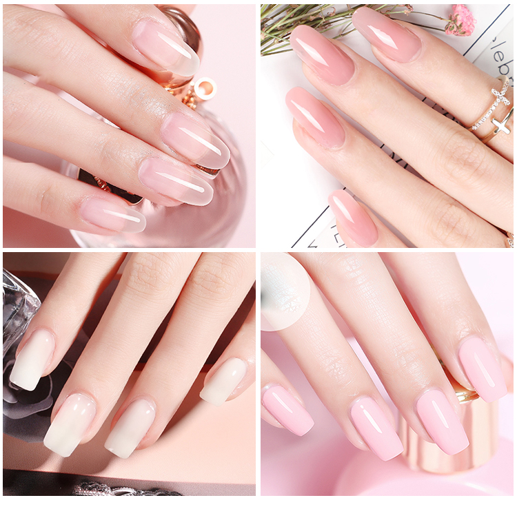 2020 new Poly Nail Gel Kit 15ML Extension Nude Nail polish, Builder gel