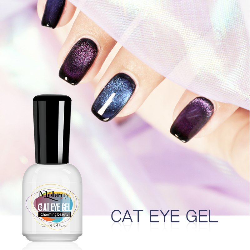 Mobray Glamorous 9D Cat Eye Gel Polish Soak Off Magnetic Nail UV gel ...