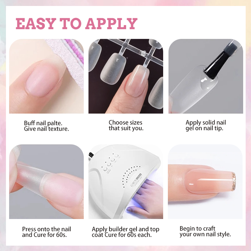Wholesale Pink Press on Nail