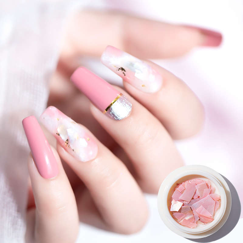 New Arrival 7 Colorful Sea Shell Nail Art Decoration Wholesale Supply 