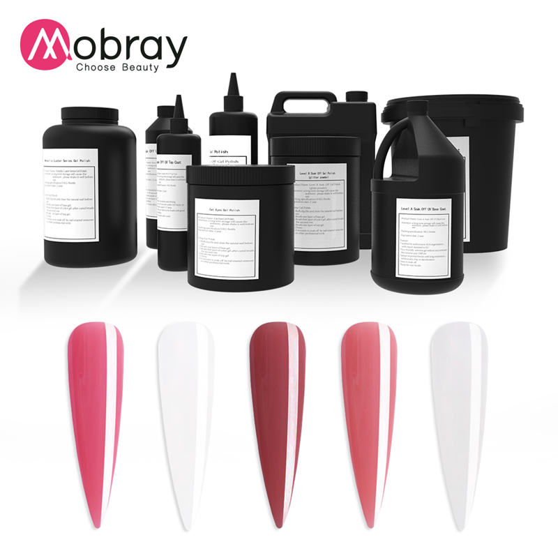 Mobray Large Bottle Kg Package Uv Gel Polish Supply Oem Service