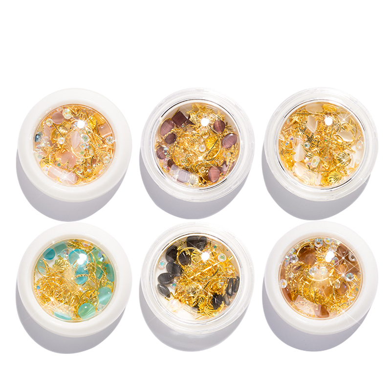 3D Nail Art Cat Eye Decoration Salon Nail Mixed Accessories Wholesale Supply