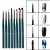 12Pcs Professional Nail Art Design Polish Brush Pen Liner Set for Acrylic UV Gel Painting