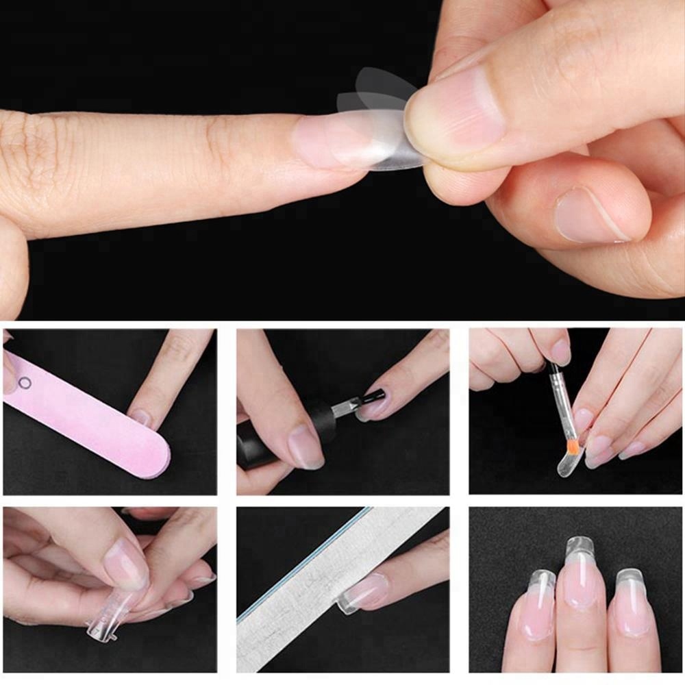 Nail art DIY decorations full cover long nails free sample false nails