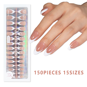 Wholesale Nude Press on Nail Fake Nails Extensions Nail Art DIY