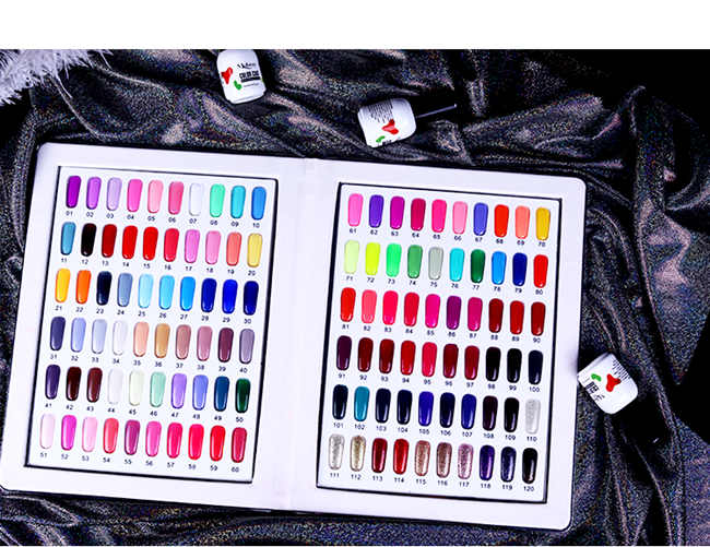 color nail gel color chart
