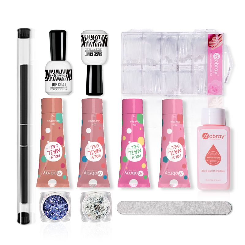 OEM 15g Acryl Gel Polish Poly Gel Kit Builder Extension Nail 6 Piece Free Sample