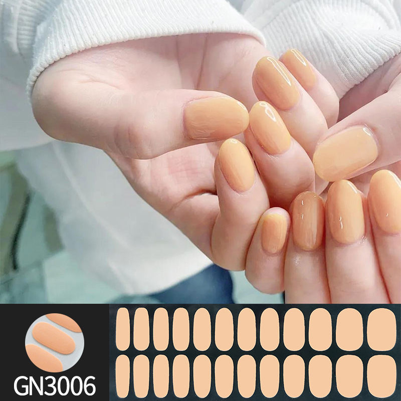 Free Sample Nail Gel Polish Sticker No Need Uv Lamp Cure
