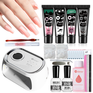 Mobray Private Label Poly Gel Nail Kits with Uv Lamp Wholesale Supply