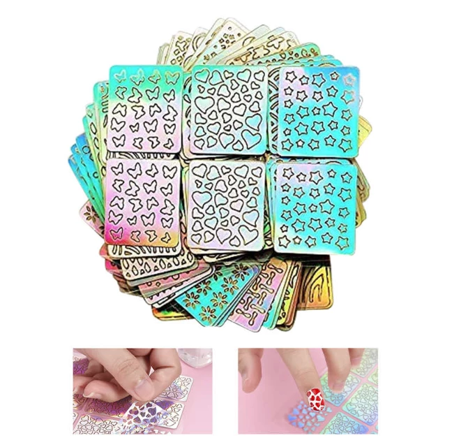 Mobray 3D Nail Art Sticker Decoration Manicure