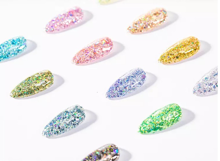 Super shinny diamond glitter gel