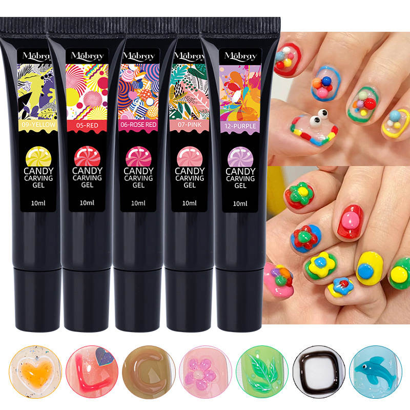 2023 New Soft Candy Carving Nail Gel Polish Oem Service