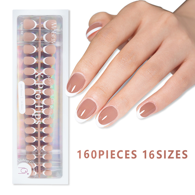 Wholesale Skin Tones Short Press on Nail
