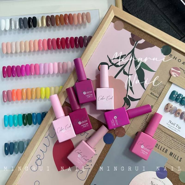 New Colorful Bottle Uv Nail Gel Sets Wholesale Supply