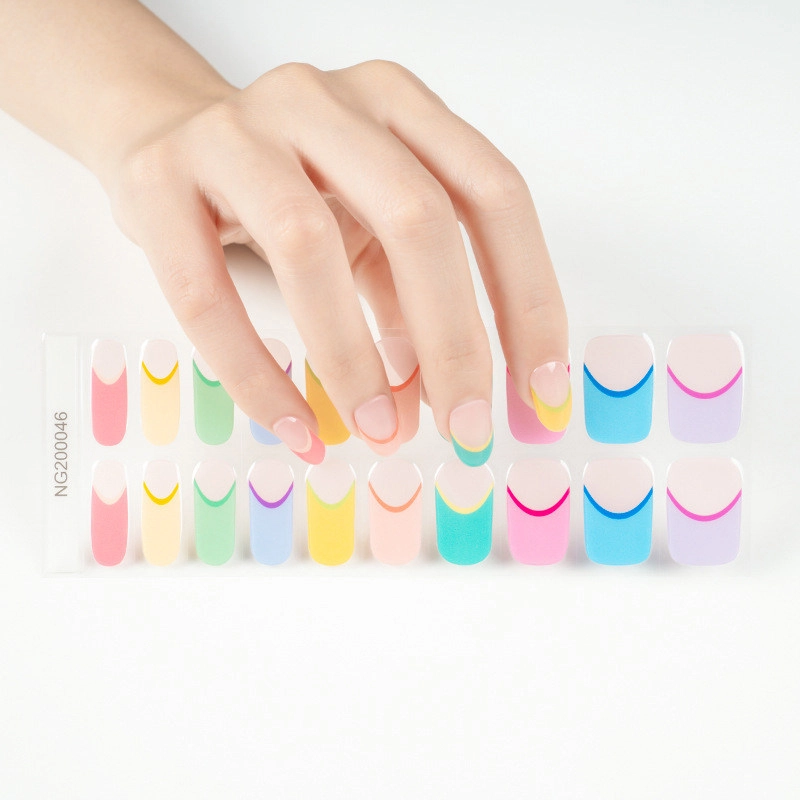 french manicure press on nails